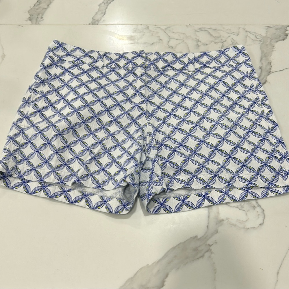 Vineyard Vines Blue & White 100% Cotton Shorts. Women’s Size 10‎ (981C)